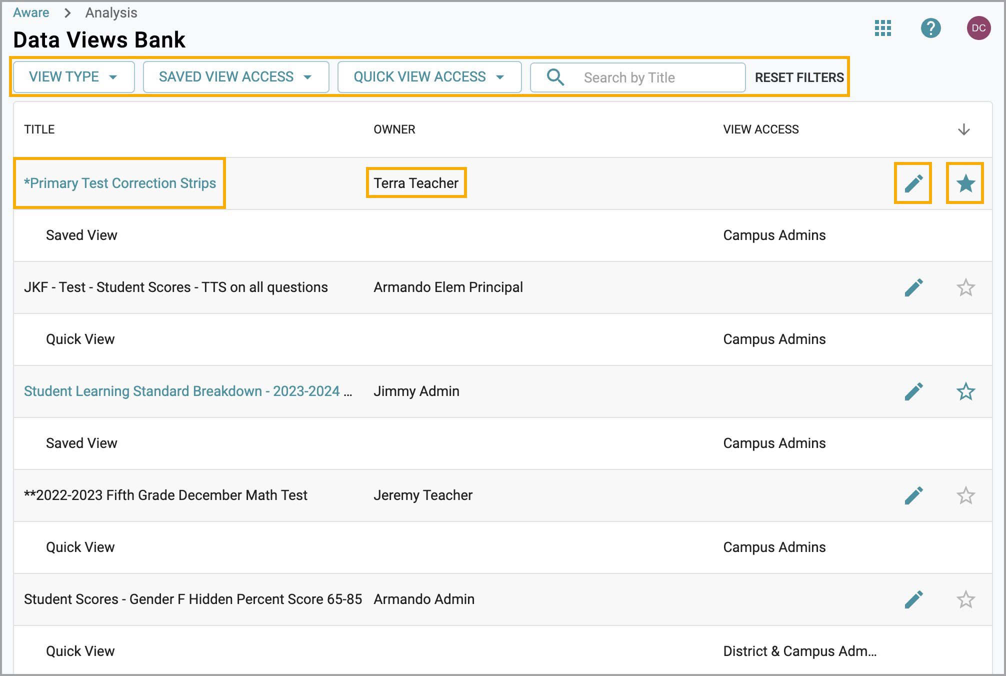 Data Views Bank Filters Title Owner Edit Favorite.jpg