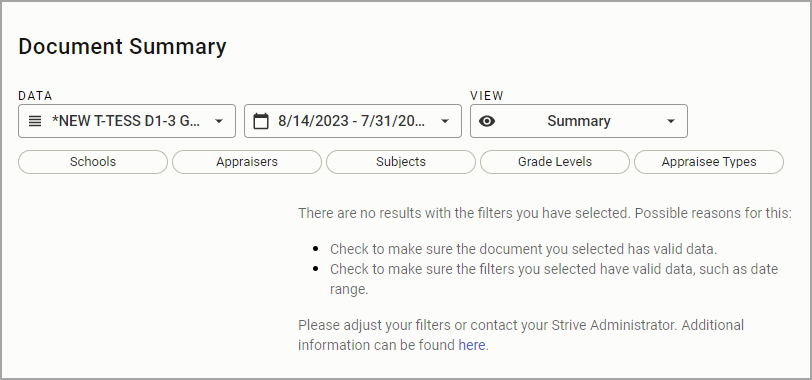 document summary no results.png